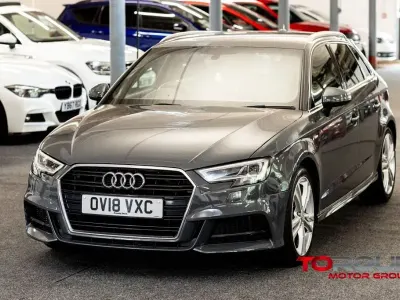 Used Audi A3 Sportback S-Line 110 HP (80 kW) 2018 Grey Hatchback