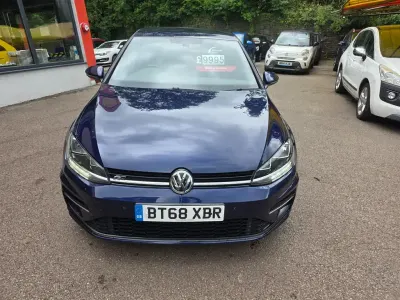 Used VW Golf VII R-line 150 HP (110 kW) 2018 Blue Hatchback