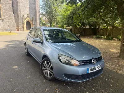 Used VW Golf VI SE 122 HP (89 kW) 2009 Blue Hatchback