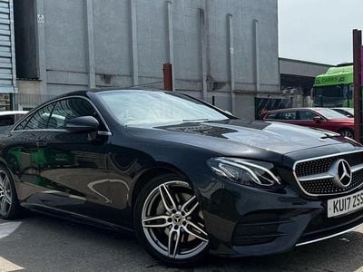 Black Used 2017 Mercedes E220 AMG line Coupe | £17,600 (Good price)