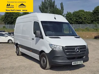 Used Mercedes Sprinter 163 HP (119 kW) 2019 White Van