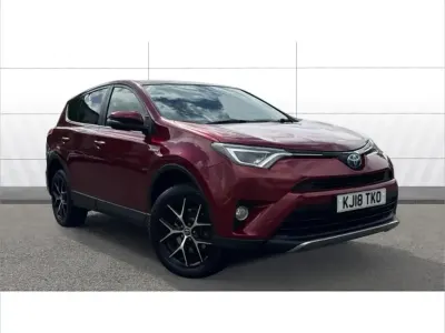 Used Toyota RAV4 Hybrid Design 194 HP (142 kW) 2018 Red SUV