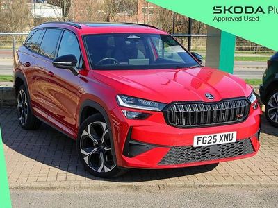 Used Skoda Kodiaq vRS 261 HP (191 kW) 2025 Velvet red metallic SUV