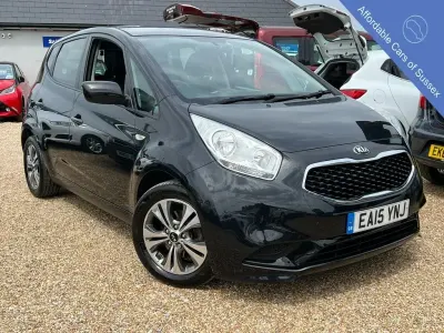 Used Kia Venga 89 HP (65 kW) 2015 Black Hatchback