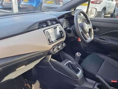 Used Nissan Micra Acenta 91 HP (66 kW) 2022 White Hatchback