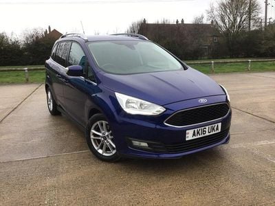 Used Ford Grand C-Max Zetec 120 HP (88 kW) 2016 Blue MPV