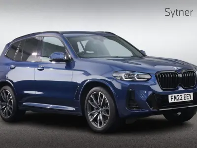 Used BMW X3 M Sport 282 HP (207 kW) 2022 Blue SUV