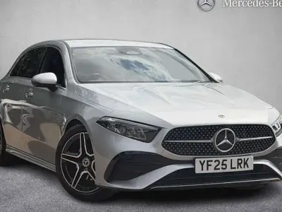 Used Mercedes A180 AMG line 136 HP (100 kW) 2025 Silver Hatchback