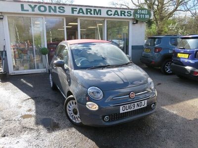 used Fiat 500C 1.2 LOUNGE DUALOGIC 2d 69 BHP AUTOMATIC