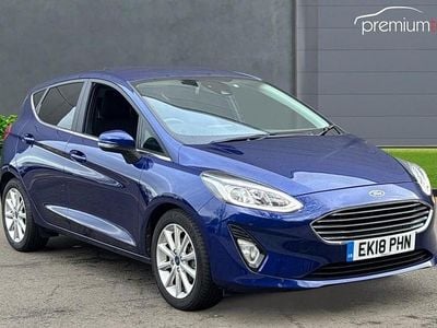 Blue Used 2018 Ford Fiesta Titanium Hatchback | £8,899 (Good price)