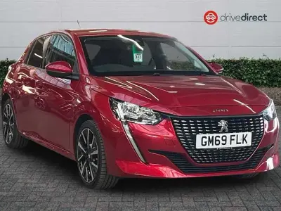 Used Peugeot 208 Allure 100 HP (73 kW) 2020 Red Hatchback