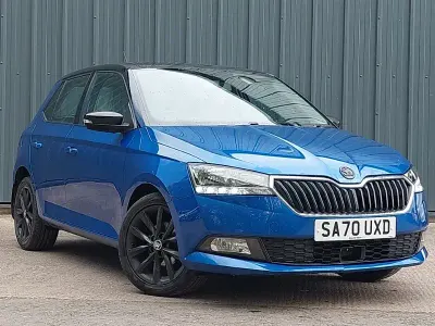 Used Skoda Fabia Colour Edition 95 HP (69 kW) 2020 Blue Hatchback
