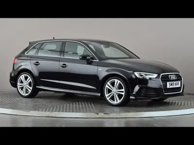 Used Audi A3 S-Line 2019 Black Sedan