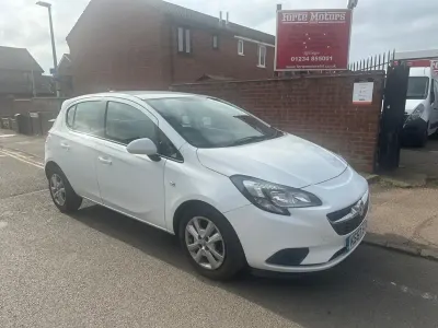 Usado Vauxhall Corsa Design Edition 95 CV (69 kW) 2018 Blanco Utilitario