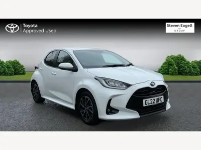 Used Toyota Yaris Design 2022 White Hatchback