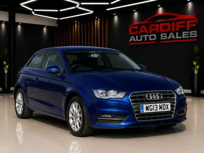 Used Audi A3 2013 Blue Hatchback