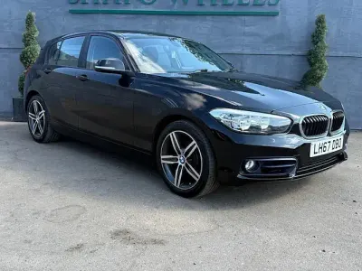 Used BMW 118 Sport Line 136 HP (100 kW) 2017 Black Hatchback