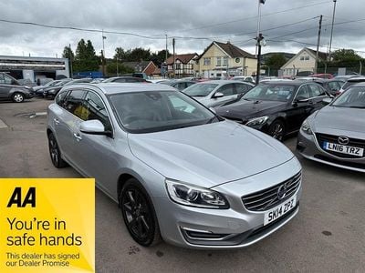 Silver Used 2014 Volvo V60 SE Lux Estate | £7,695 (Fair price)
