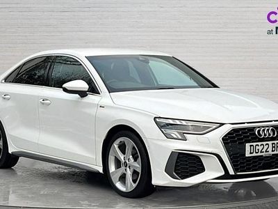 Used Audi A3 S-Line 110 HP (80 kW) 2022 White Sedan