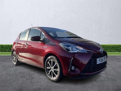Used Toyota Yaris Hybrid 2019 Red Hatchback