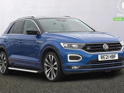 Used VW T-Roc R-line 150 HP (110 kW) 2021 Blue SUV