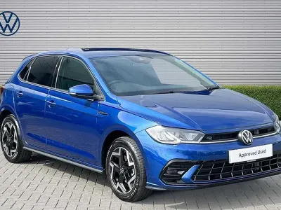 Used VW Polo R-line 115 HP (84 kW) 2026 Reef blue metallic Hatchback
