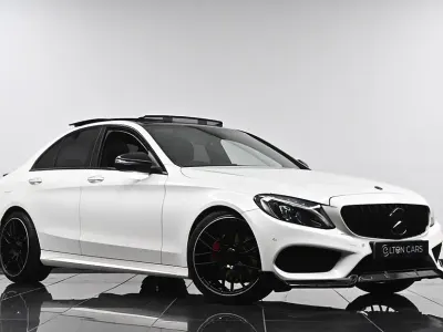 Used Mercedes C220 AMG Line Premium Plus 2015 White Sedan