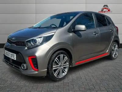 Used Kia Picanto GT-Line 66 HP (48 kW) 2017 Silver Hatchback