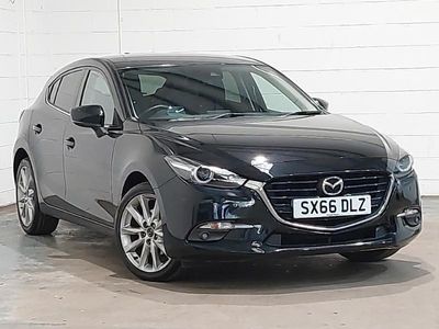 Black Used 2017 Mazda 3 Inclusive Hatchback | £9,498 (Fair price)