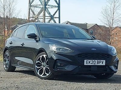 Begagnad Ford Focus ST-Line X 125 HK (91 kW) 2020 Svart Halvkombi