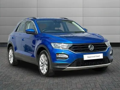 Usado VW T-Roc SE 115 HP (84 kW) 2019 Azul SUV