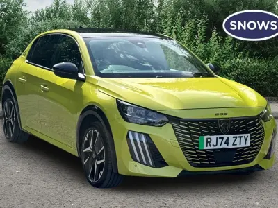 Occasion Peugeot e-208 GT 114 kW (156 ch) 2025 Jaune Citadine