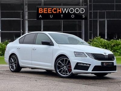 White Used 2019 Skoda Octavia vRS Hatchback | £18,000 (Fair price)