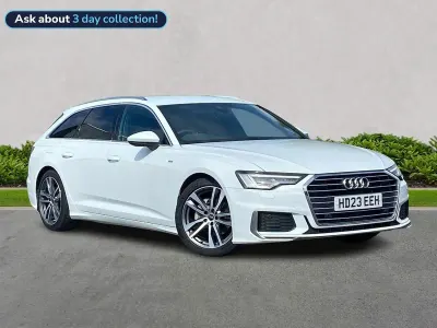 Used Audi A6 S-Line 204 HP (150 kW) 2023 White Estate