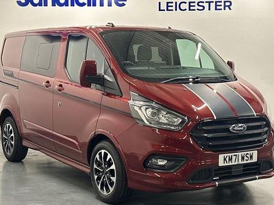 Red Used 2021 Ford Transit Custom Sport Van | £24,900 (Expensive)