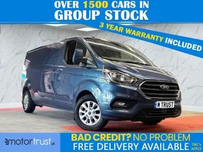 Used Ford Transit Custom Limited 2018 Blue Van