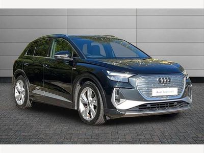 Used Audi Q4 e-tron S-Line 150 kW (204 HP) 2021 Black SUV