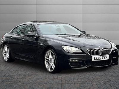 Black sapphire Used 2015 BMW 640 M Sport Coupe | £13,990 (Fair price)