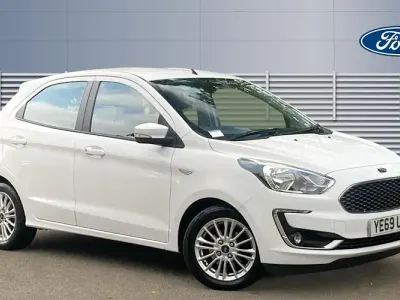Used Ford Ka Plus Zetec 86 HP (63 kW) 2019 White Hatchback