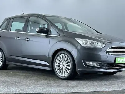 Used Ford Grand C-Max Titanium 125 HP (91 kW) 2016 Grey MPV