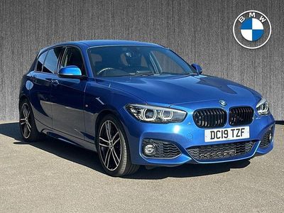 Used BMW 118 M Sport 134 HP (98 kW) 2019 Blue Hatchback