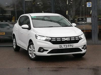 Used Dacia Sandero Expression 91 HP (66 kW) 2023 White Hatchback