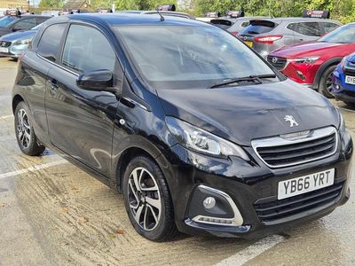 Black Used 2017 Peugeot 108 Allure Hatchback | £4,595 (Good price)