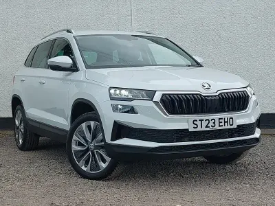 Used Skoda Karoq SE L 150 HP (110 kW) 2023 White SUV