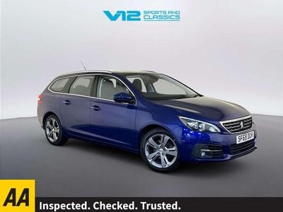 Used Peugeot 308 SW Allure 110 HP (80 kW) 2019 Blue Estate