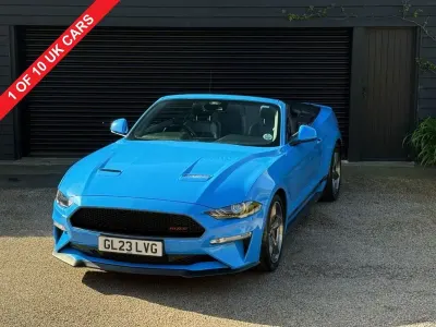 Used Ford Mustang GT Convertible 450 HP (330 kW) 2023 Blue Cabriolet