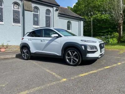 Gebraucht Hyundai Kona Premium 2018 Weiß SUV