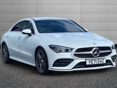 Used Mercedes CLA180 AMG Line Premium 136 HP (100 kW) 2021 White Sedan