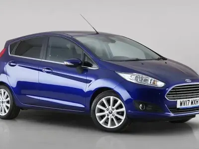 Used Ford Fiesta Titanium 101 HP (74 kW) 2017 Blue Hatchback