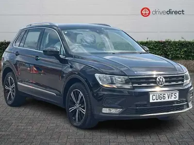 Used VW Tiguan SE 2016 Black SUV